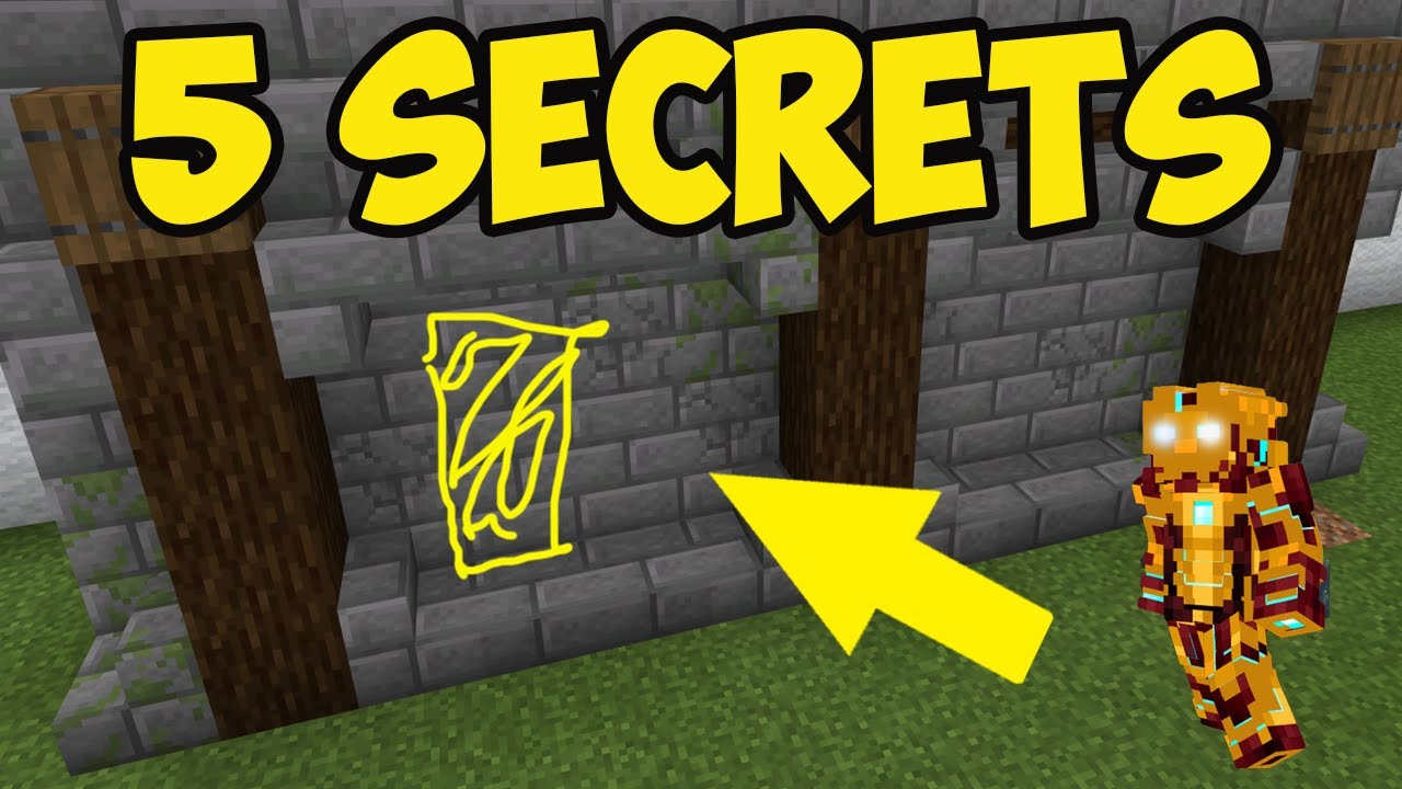 Minecraft To Make SECRET Doors In With PAINTINGS (5 Ways)