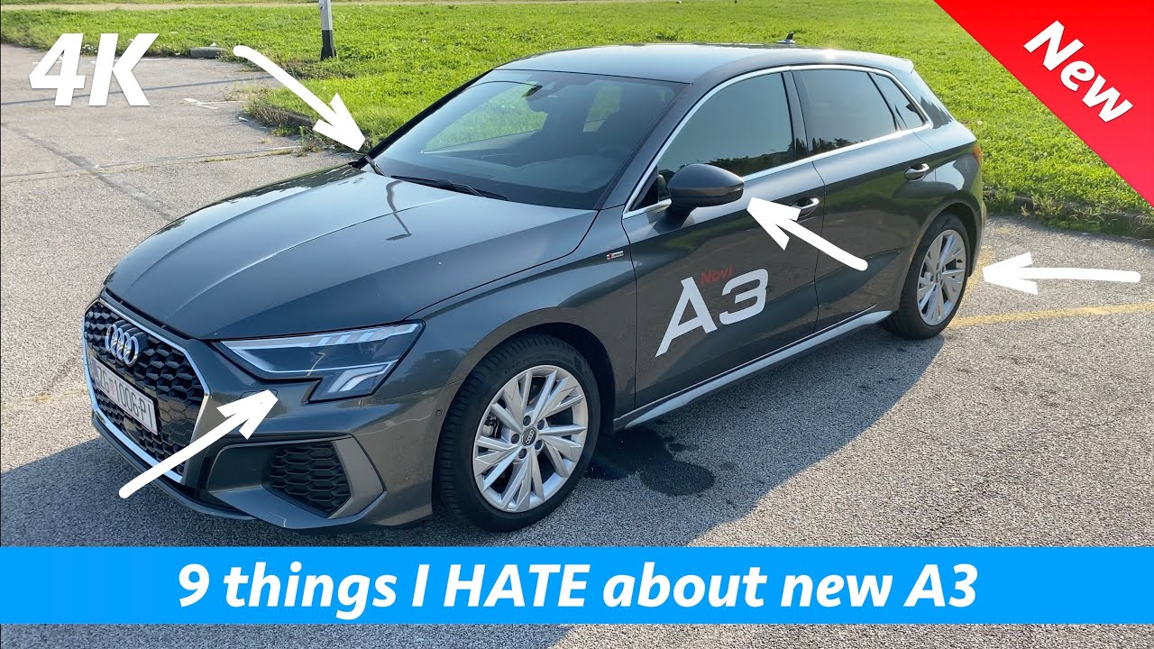Новая Audi A3 - 9 вещей, которые мне не нравятся, которые должны быть лучше или стандартны по цене!