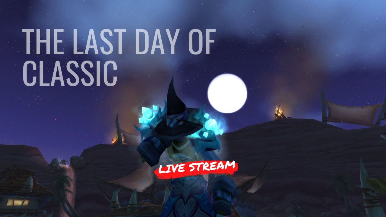 🔴 LIVE: LEVEL 60 MAGE PVP (last wow classic stream)