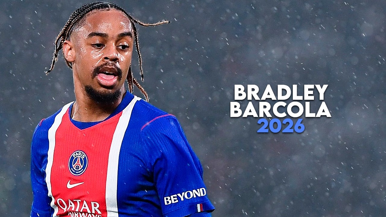 Bradley Barcola 2026 - Crazy Dribbling Skills, Goals & Assists - HD
