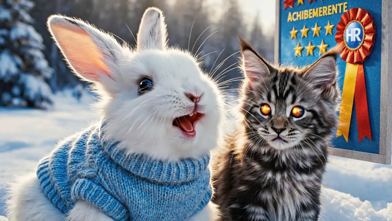 Bunny & Cat 🐰🐱: A Small Fight 💢 A Stronger Friendship 💛 #rabbit #bunny