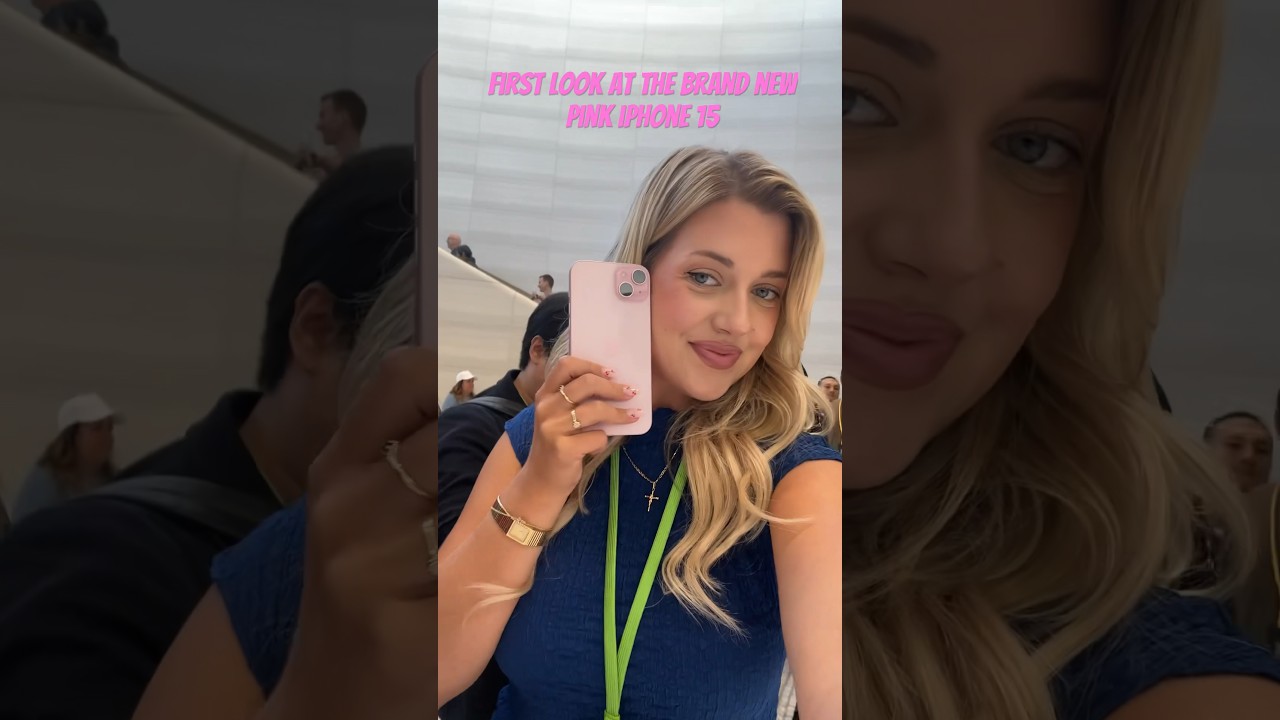 PINK IPHONE 15!!!