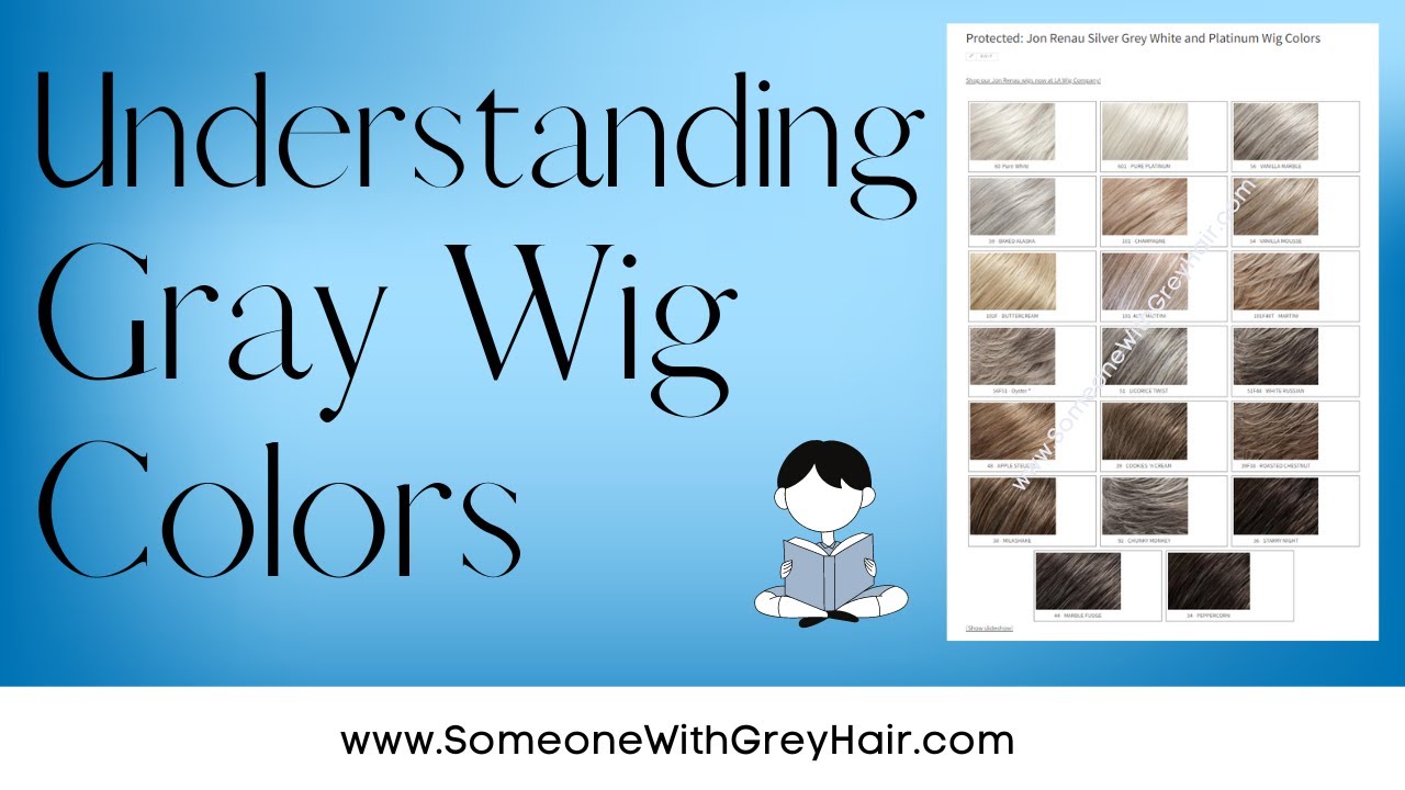 HOW TO FIND/CHOOSE YOUR BEST GREY WIG COLOR | Spotlighting Jon Renau's Gray Color Codes