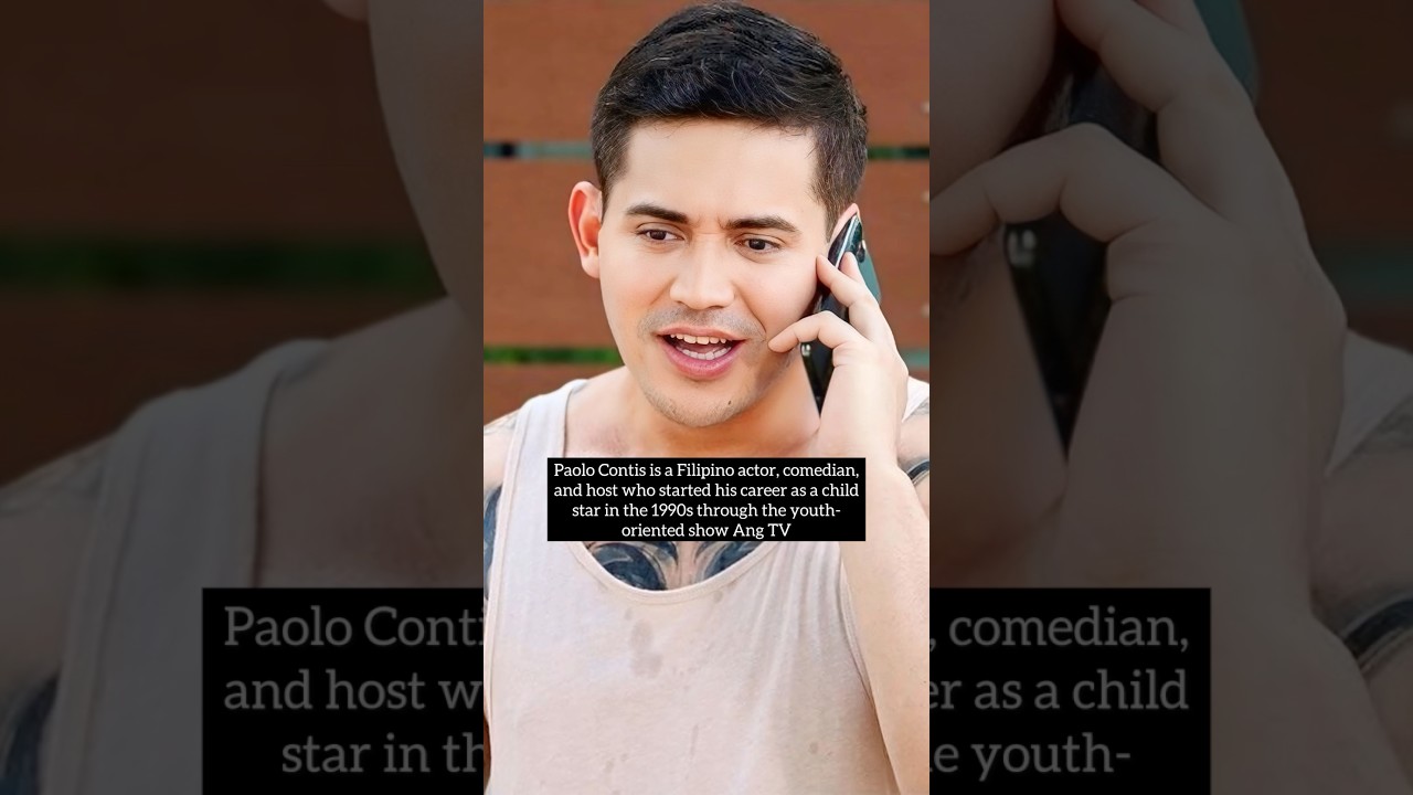 BIOGRAPHY OF PAOLO CONTIS #biography #paolocontis #filipino