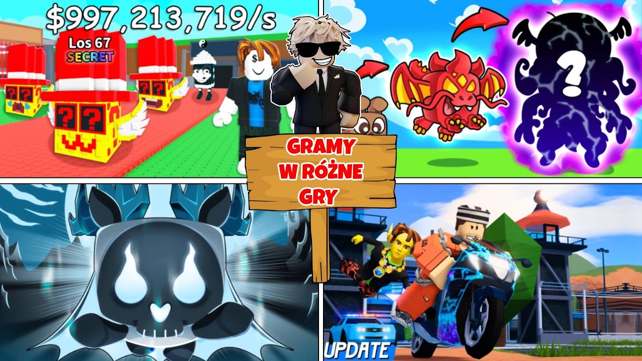 🎉21:00 UPTADE W STEAL A BRAINROT!🎉KONKURSY DLA WIDZ&Oacute;W!🎉 #roblox #live