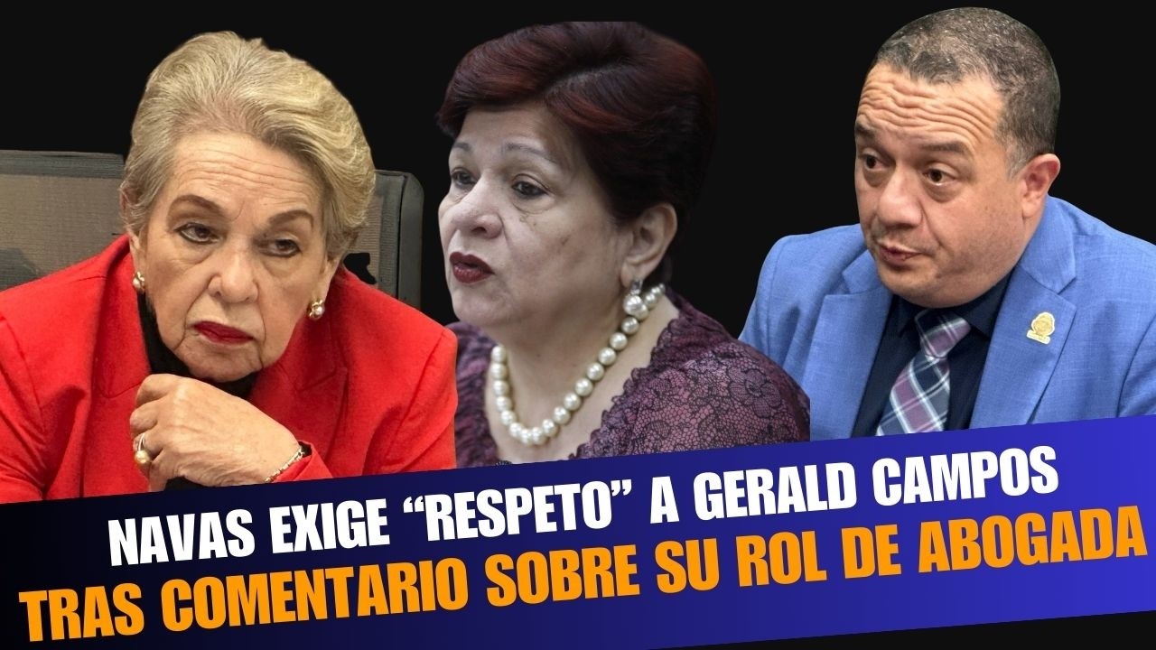 Gloria Navas y Gerald Campos chocan tras alusión a su rol de abogada defensora