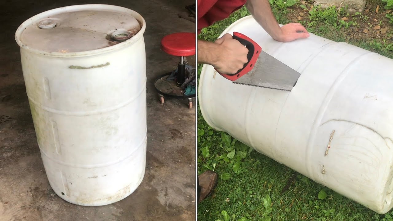 how to EVENLY &ldquo;cut&rdquo; barrels in a half