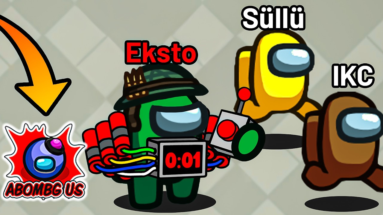 CANLI BOMBA OLDUM KENDİMİ PATLATTIM! 😂💣 Among Us Bomberman | Eksto Ömer