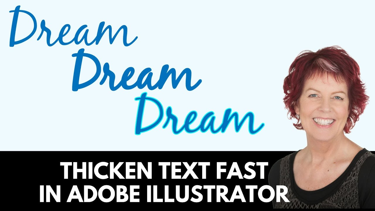 Make Text Thicker In Seconds - And Keep it Editable!