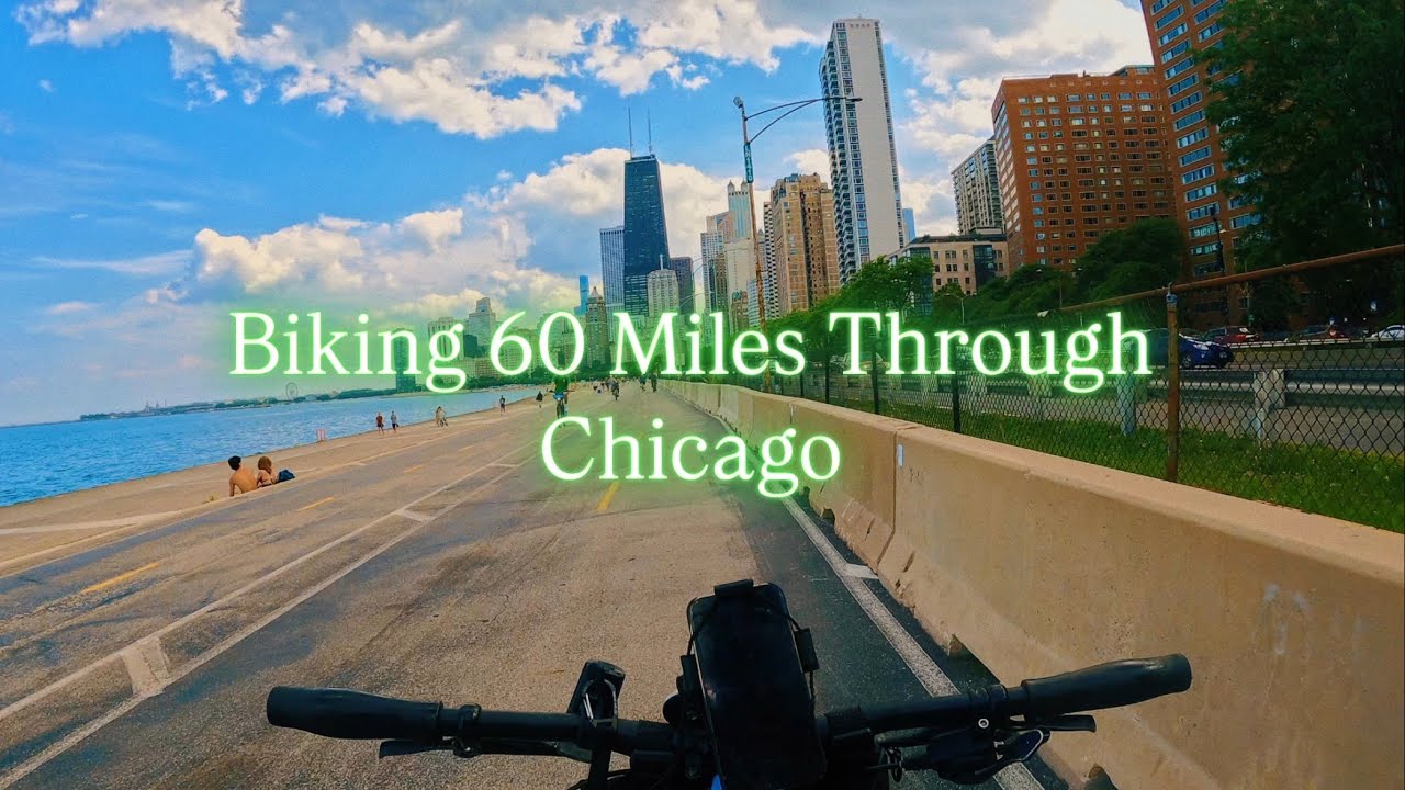 Biking 60 Miles Through Chicago 🇺🇸 | Iconic Landmarks, Lakefront Views & Hidden Gems!