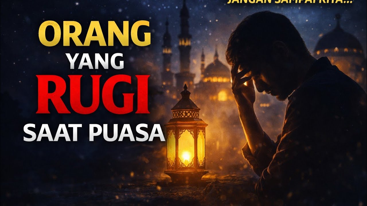 Orang-Orang yang Merugi di Bulan Ramadhan