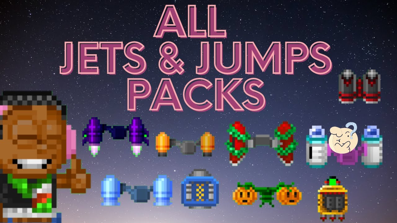 BUYING ALL JUMPS & JETPACKS | Pixel Worlds