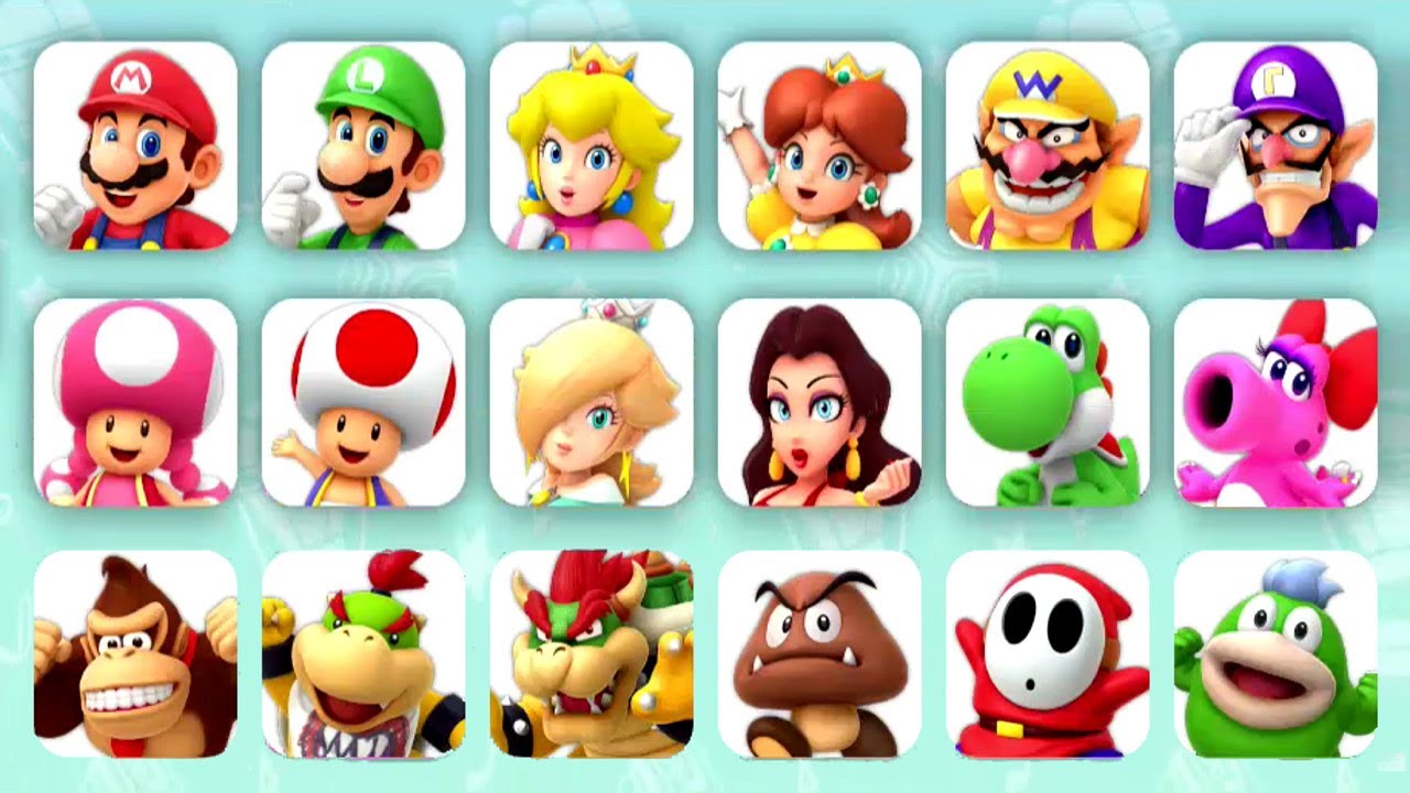 Super Mario Party Jamboree - All Characters