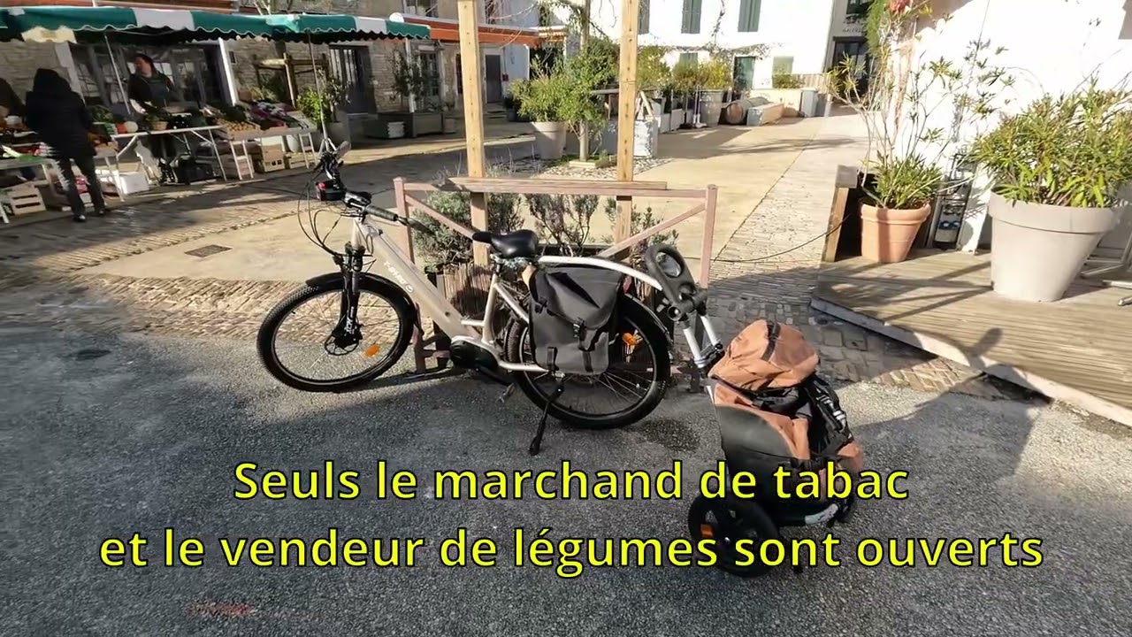 trajet en vélo pour le centre du village Les Portes en Ré