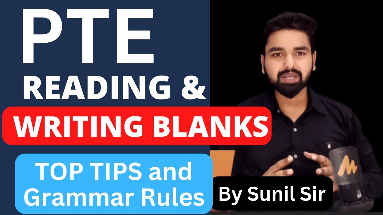 PTE Reading Drop Down Blanke | Tips And Tricks to score 90 in PTE by Sunil Sir