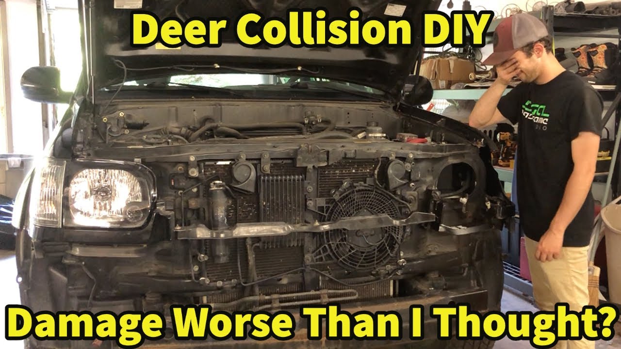 Getting My Toyota Sequoia Build Show Ready! DIY Deer Collision Fix