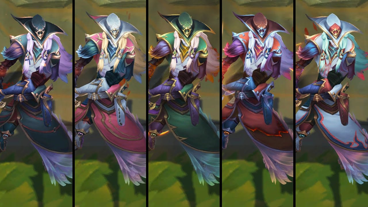 All High Noon Yone Chromas (League of Legends)