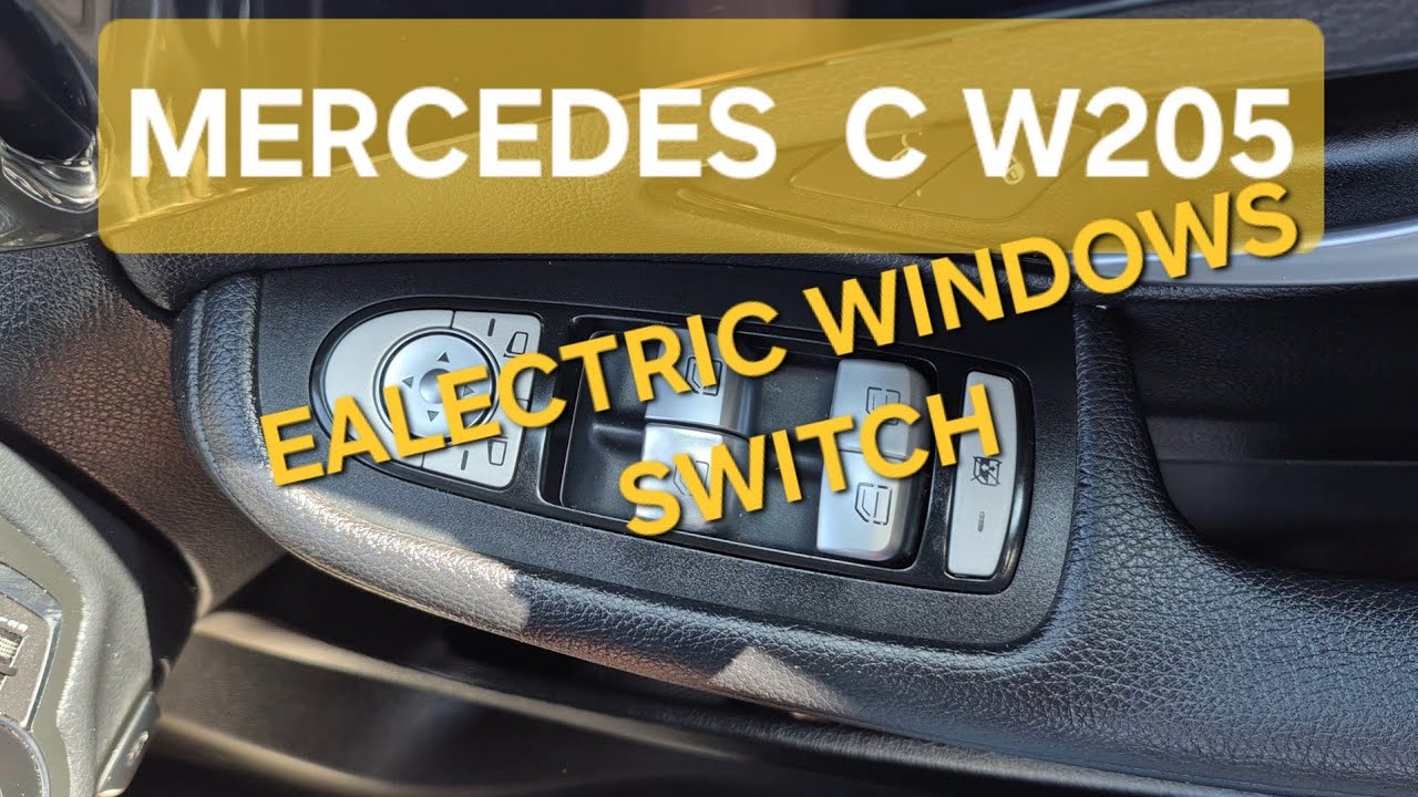 Electric Window Switch For Mercedes C-Class W205 14-19 S205 @Boa-Tech