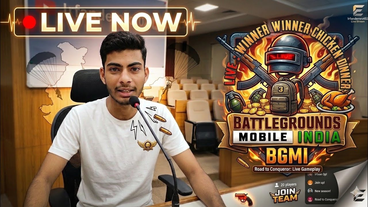 BGMI Live Stream | Aaj Chicken Dinner Hoga Ya Nahi? 😱 #bgmi #pubg #live #gamming