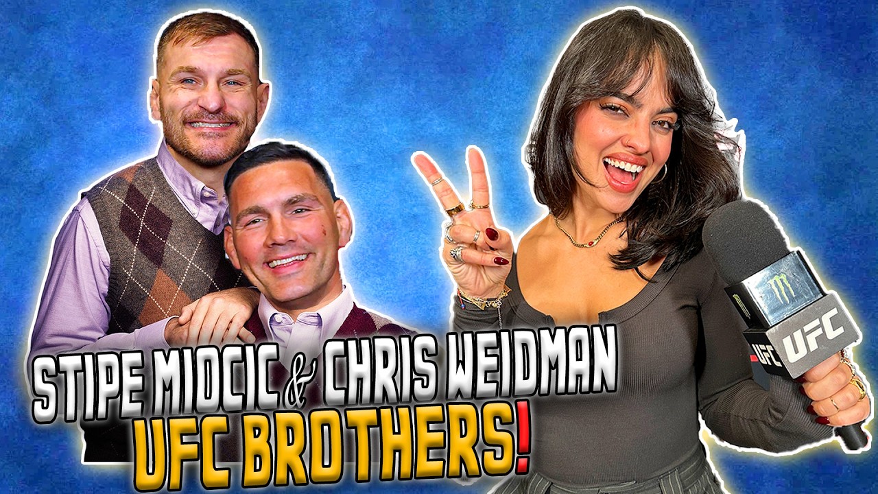 Stipe Miocic & Chris Weidman are wild together LOL | UFC 309