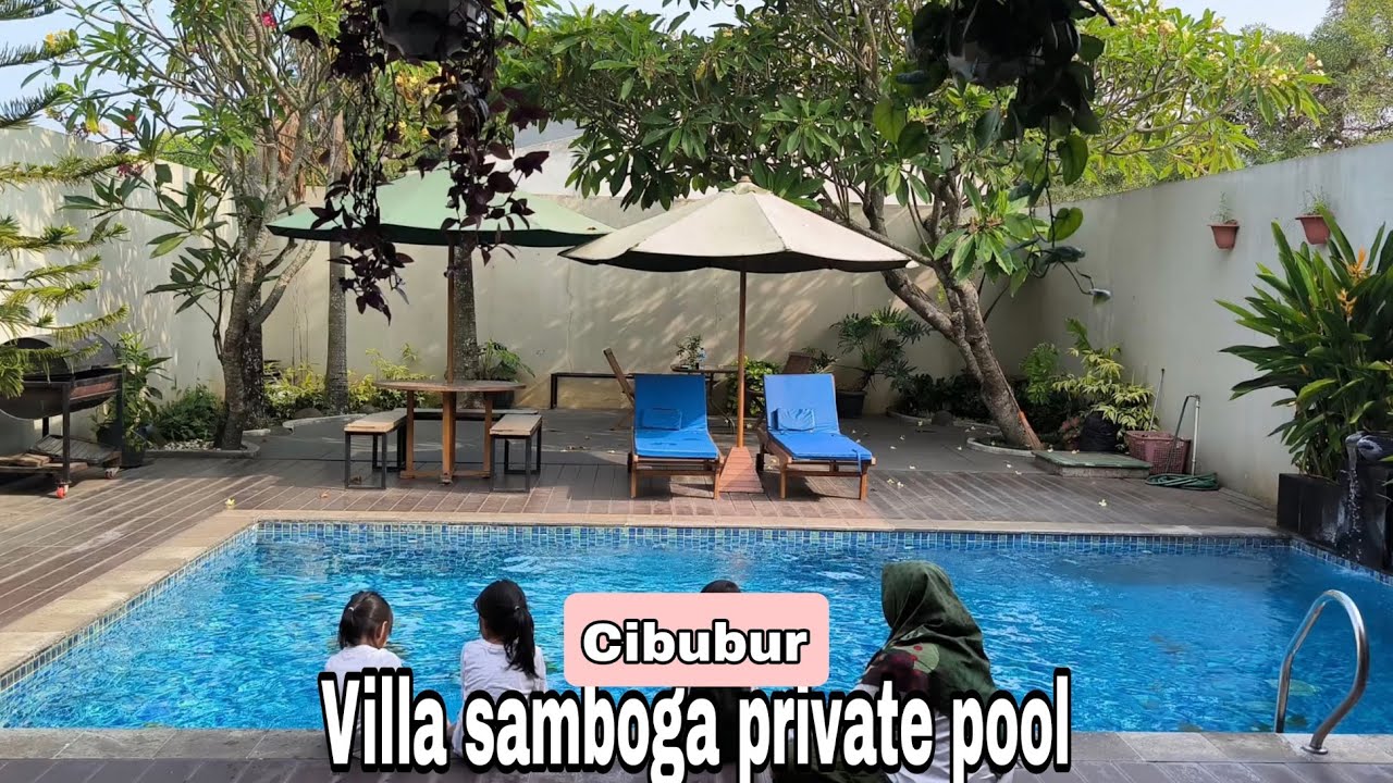 Villa Samboga private pool Cibubur #villa #villamurah  #vila