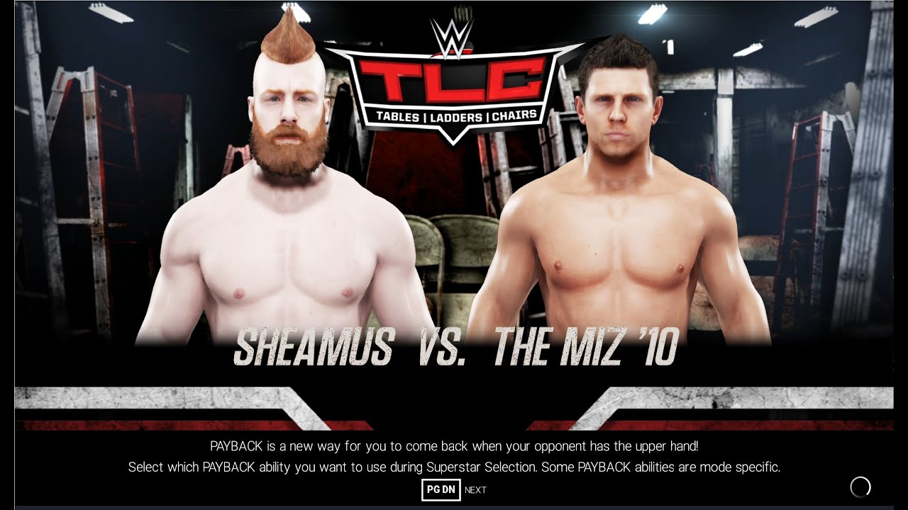 WWE 2k19 Бой между Sheamus - The Miz 10