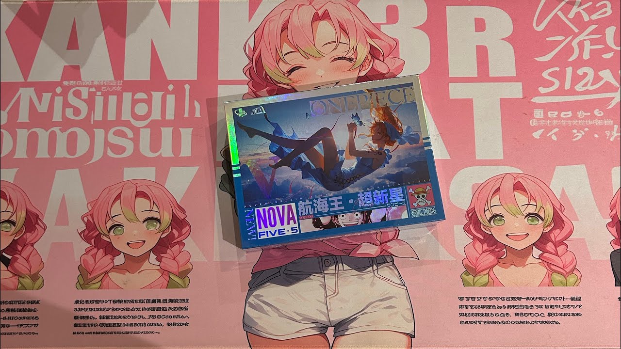 Распаковка бустера Waifu One Piece Nova 5 - Аниме-карты Dream Soul Нами Хэнкок Ута