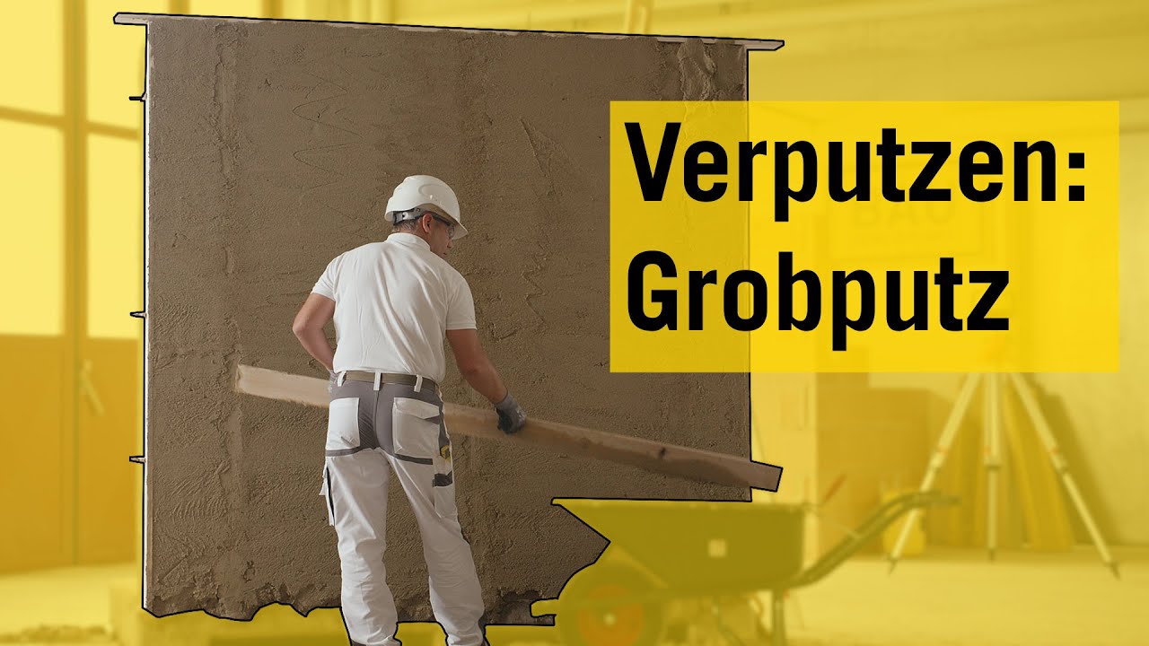 Verputzen - Grobputz