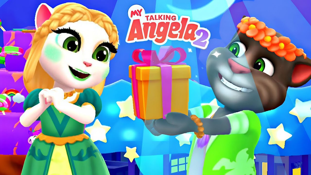 😲 Dating in My Talking Angela 2?! Fiona Finds Love! 💕 Party Tom | NEW UPDATE | Gameplay