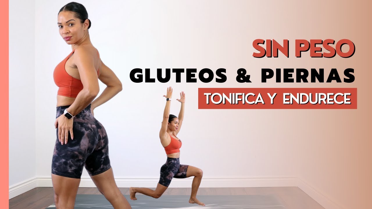 Rutina de piernas, gl&uacute;teos y entrepiernas sin peso | Tonifica y levanta gl&uacute;teos