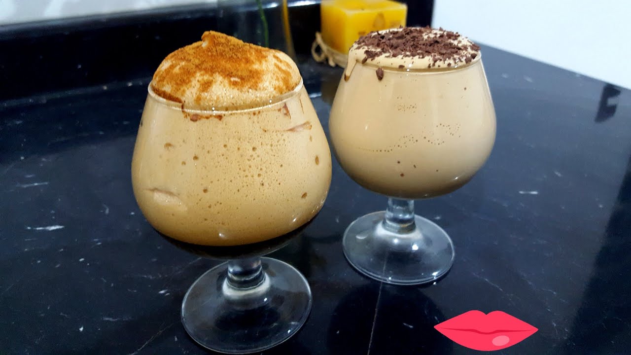 CREMA☕DE CAFÉ SIN AZÚCAR! Y CON LECHE 2 RECETAS