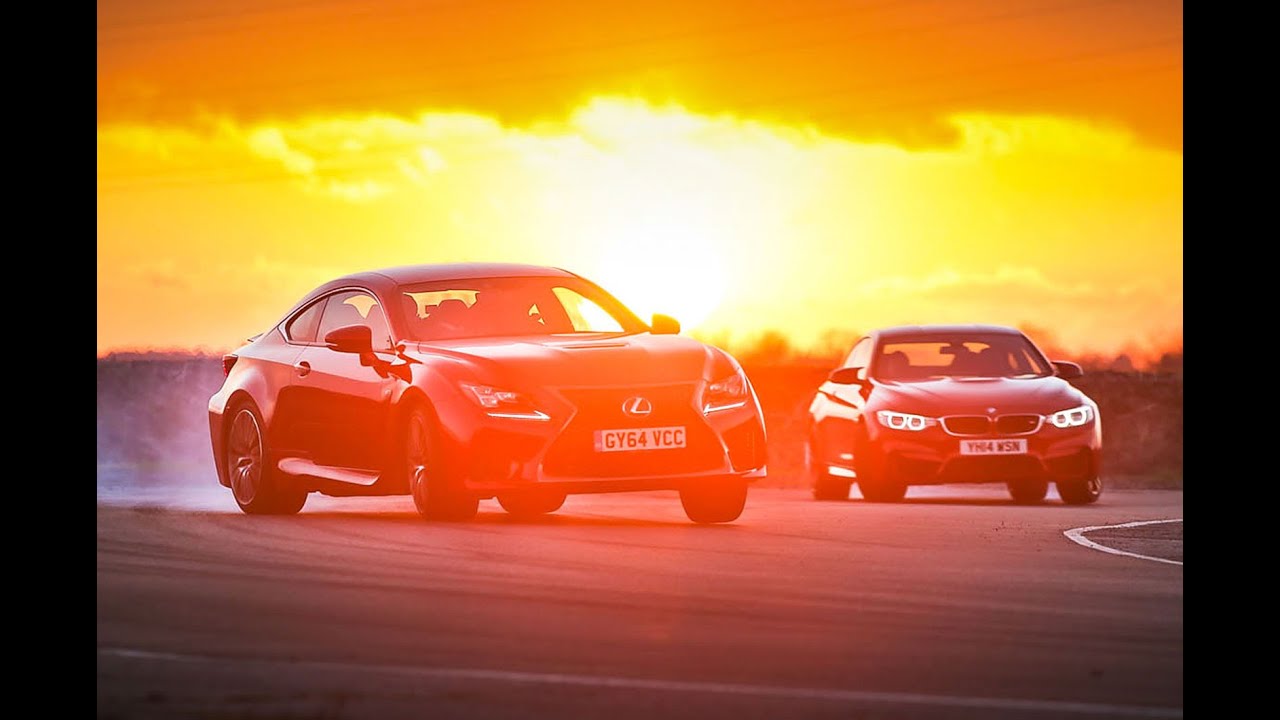 Новый Lexus RC F против BMW M4 — гонки на скорость и дрифт лицом к лицу