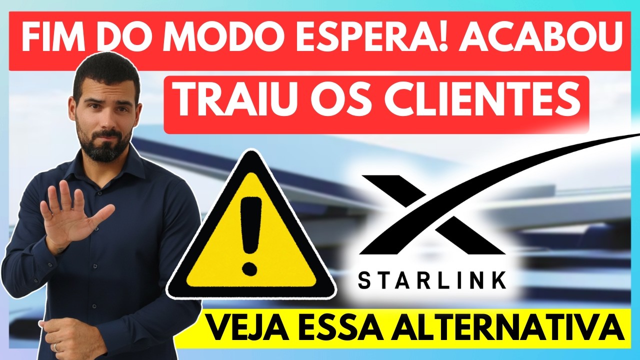 Starlink acabou com o Modo Espera em Movimento — Veja a Alternativa