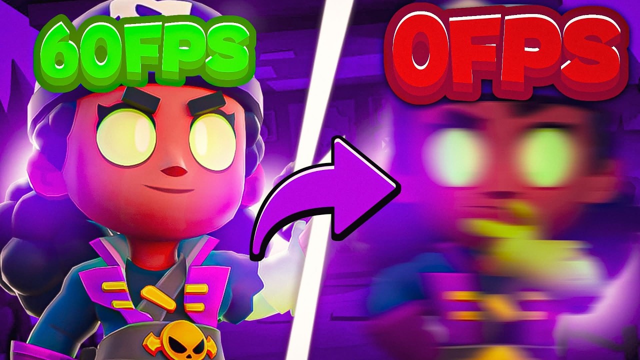 J'ai testé BRAWL STARS avec 10 FPS... (plus jamais)