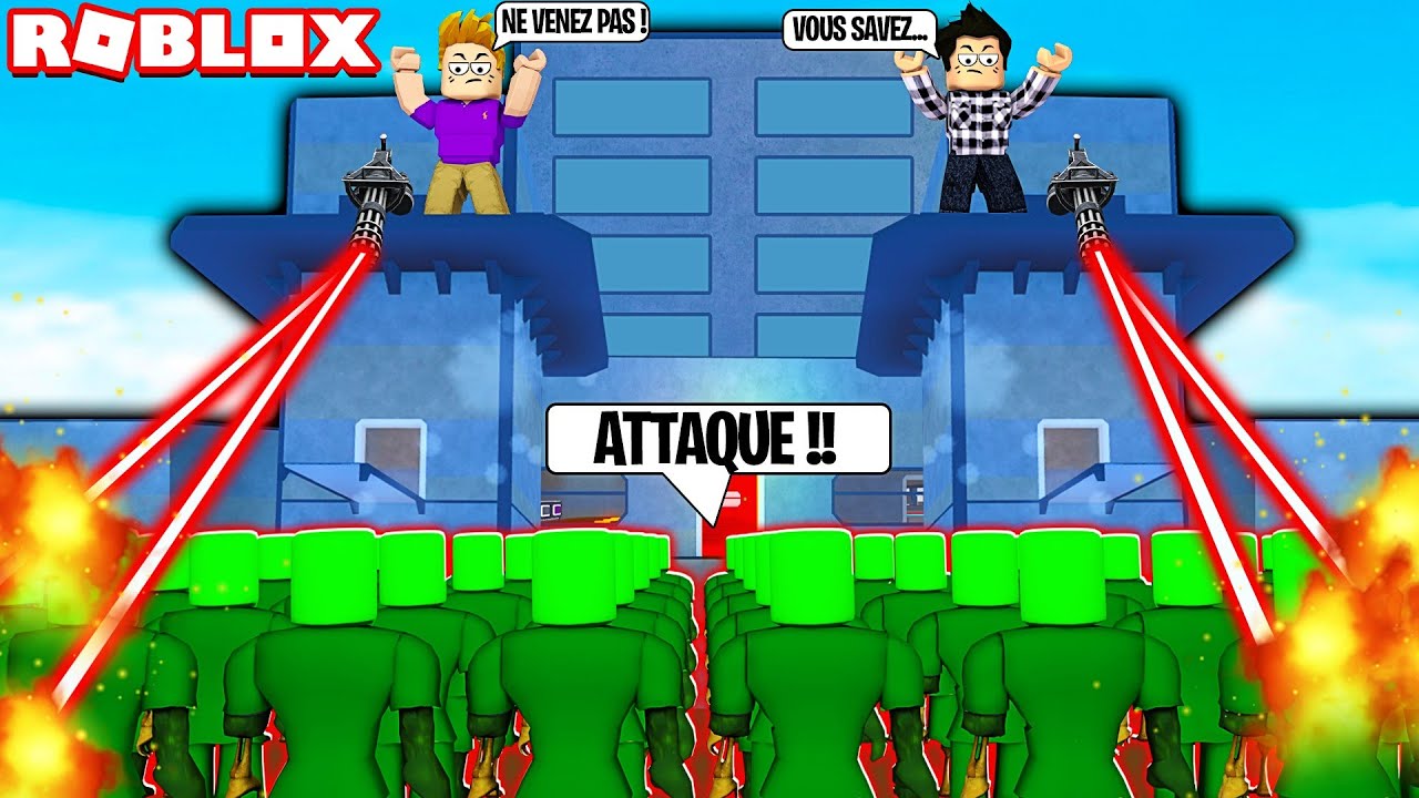 CONSTRUIRE UNE FORTERESSE POUR SURVIVRE ET BATTRE LES ZOMBIES !! (Zombie Battle Tycoon Roblox)