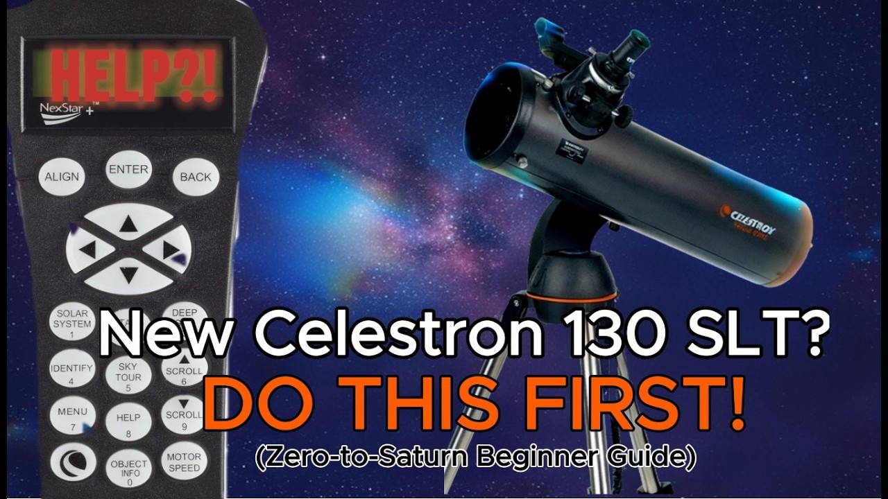 Сатурн с телескопом Celestron 130SLT: настройка для начинающих + параметры камеры