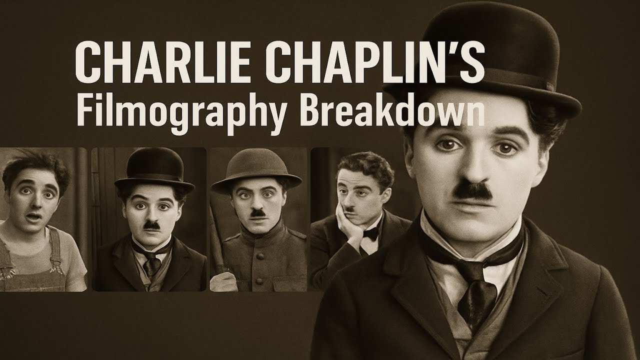 Charlie Chaplin’s Filmography Breakdown 🎩 | Every Film Ranked & Explained (1914–1967)