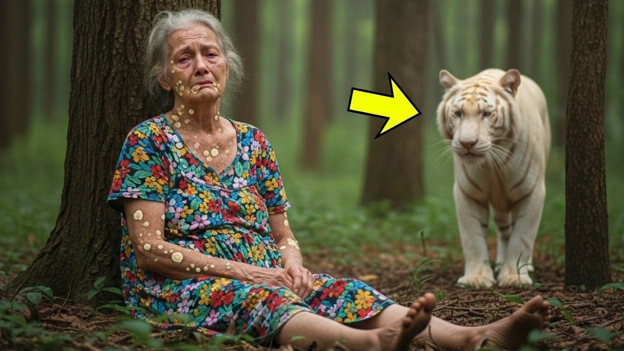SOBRINHO MILIONÁRIO abandona TIA IDOSA FERIDA na MATA COM FUNGOS, mas o TIGRE ALBINO surge…