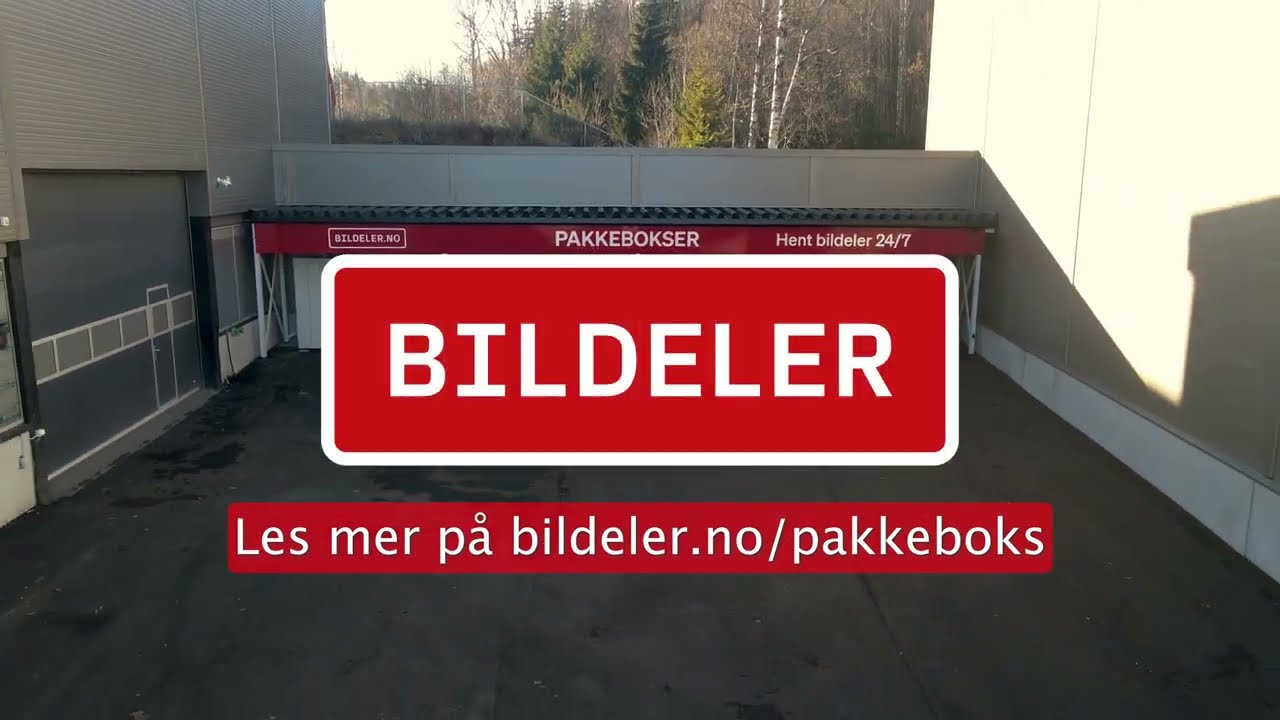 V&aring;r nye pakkeboks p&aring; Lierskogen