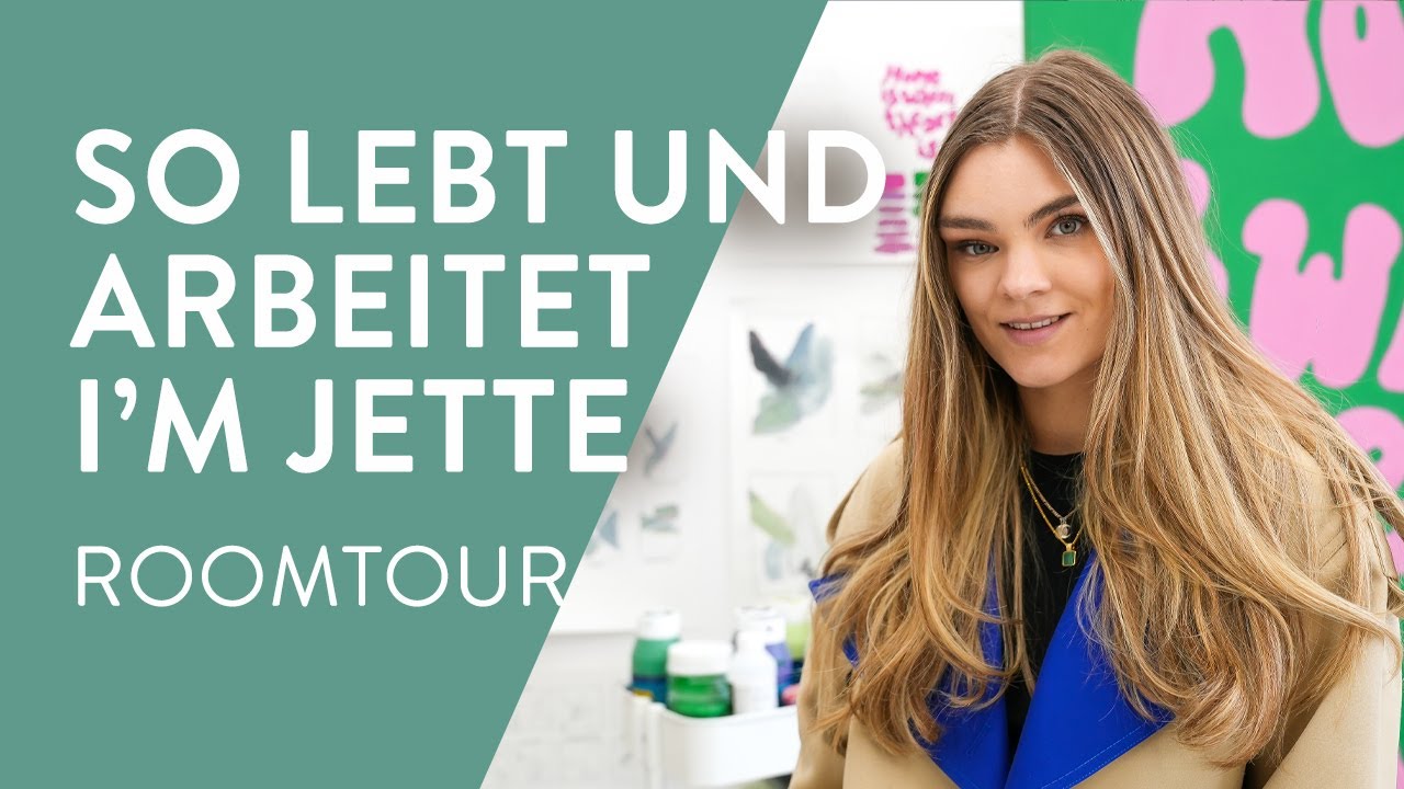 Das Atelier von I'm Jette | Im Design Studio der YouTuberin (Roomtour)
