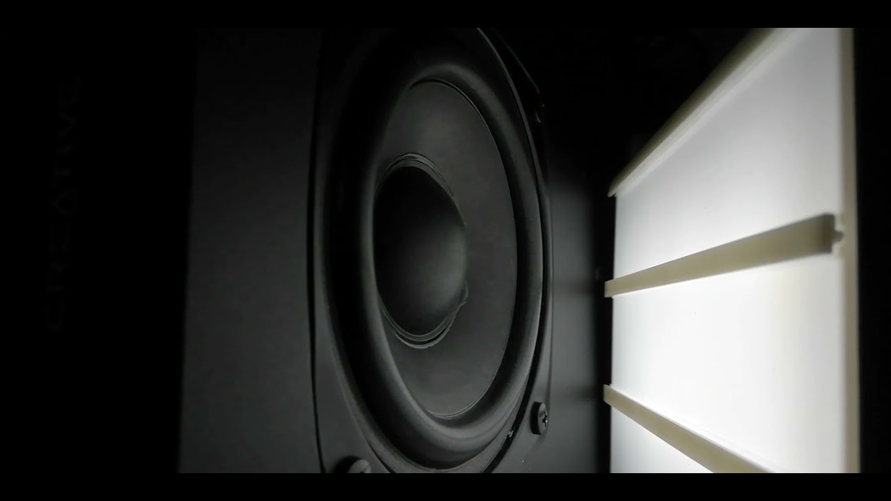 Bass test creative A120 subwoofer