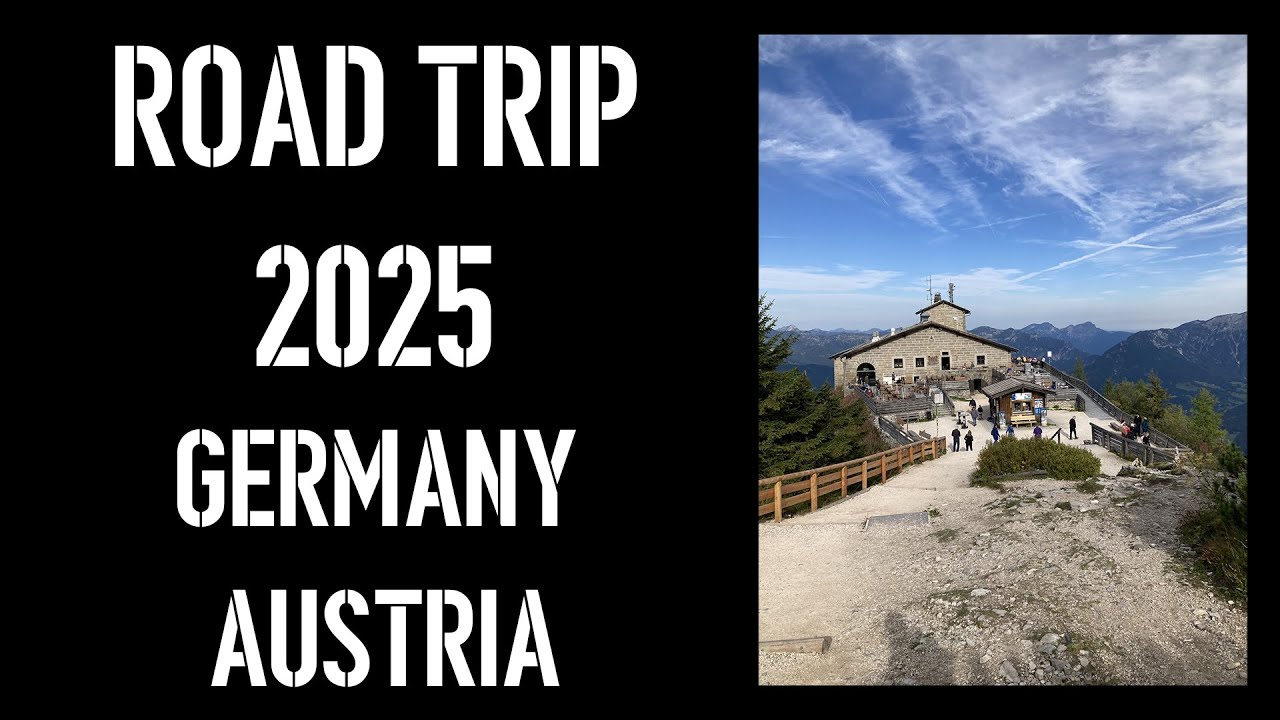 Německo - Rakousko 2025 Dachau, Orlí hnízdo, Berchtesgaden, Mauthausen