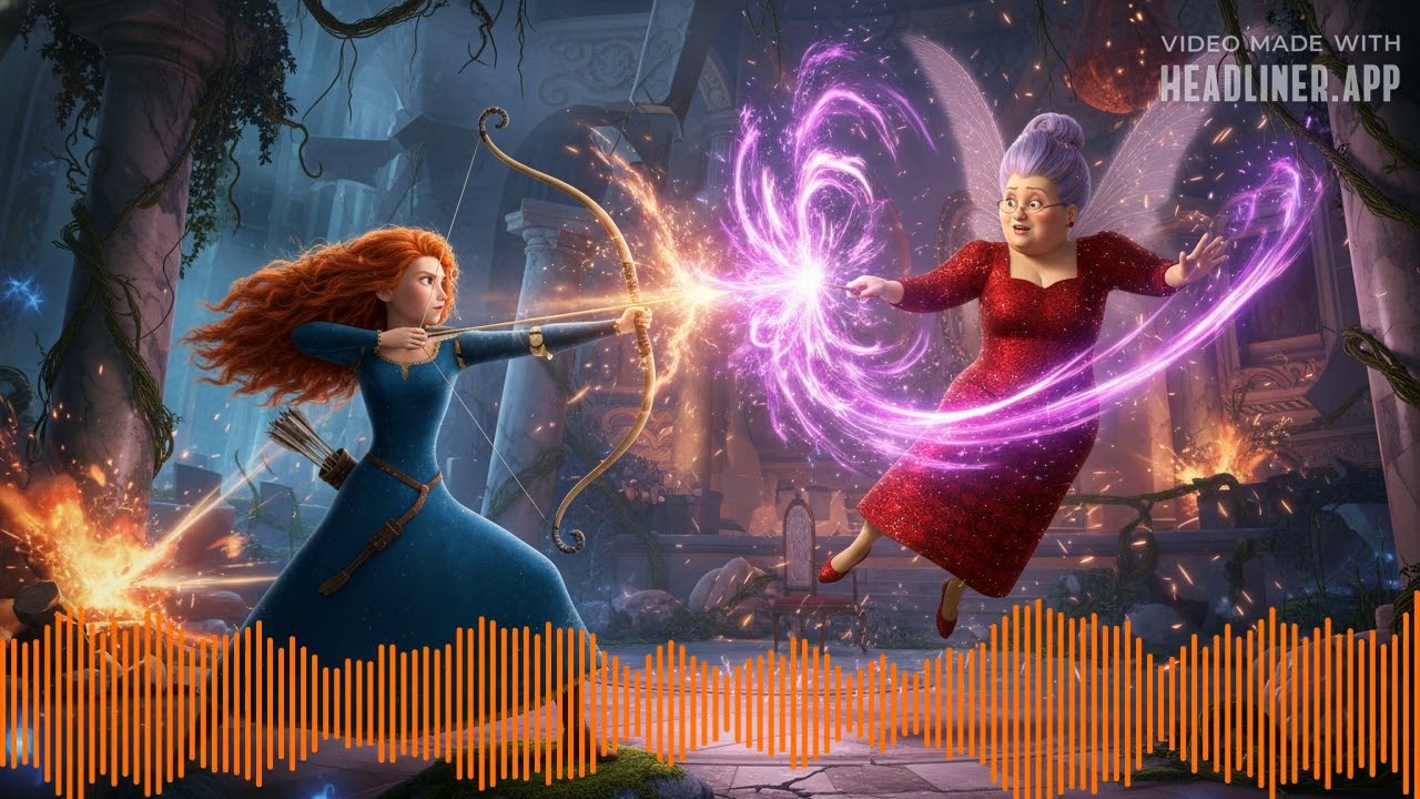Merida Voice Clips Disney Infinity 20 Ruth Connel VS Shrek 2 Jennifer Saunders Fairy Godmother Song