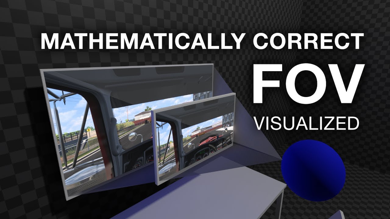 Mathematically Correct FOV Visualized & Explained - 3D Animation
