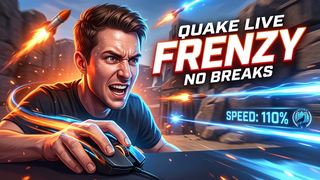 Old-School Speed, Zero Breaks : Quake Live Frenzy