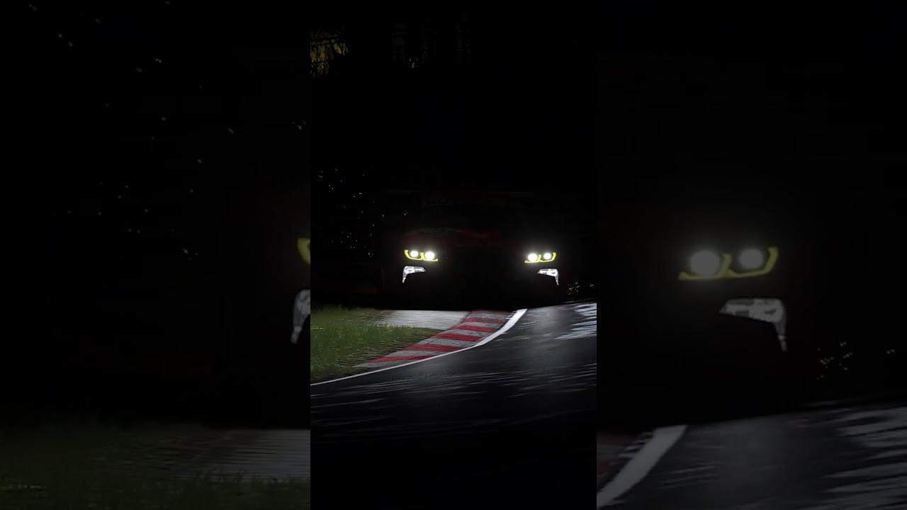 N24h at night is crazy #cars #bmw #nurburgring #nordschleife #simracing #germany #belgium #dubai