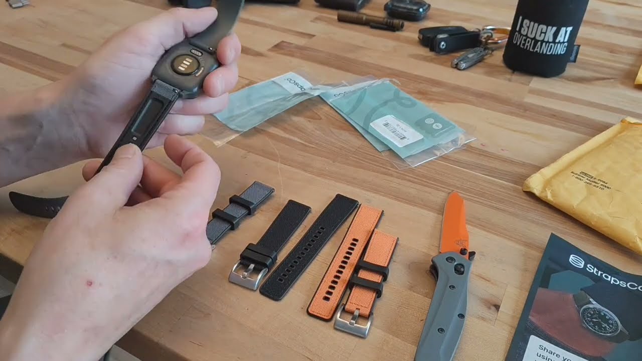 StrapsCo.com custom watch straps for Garmin!