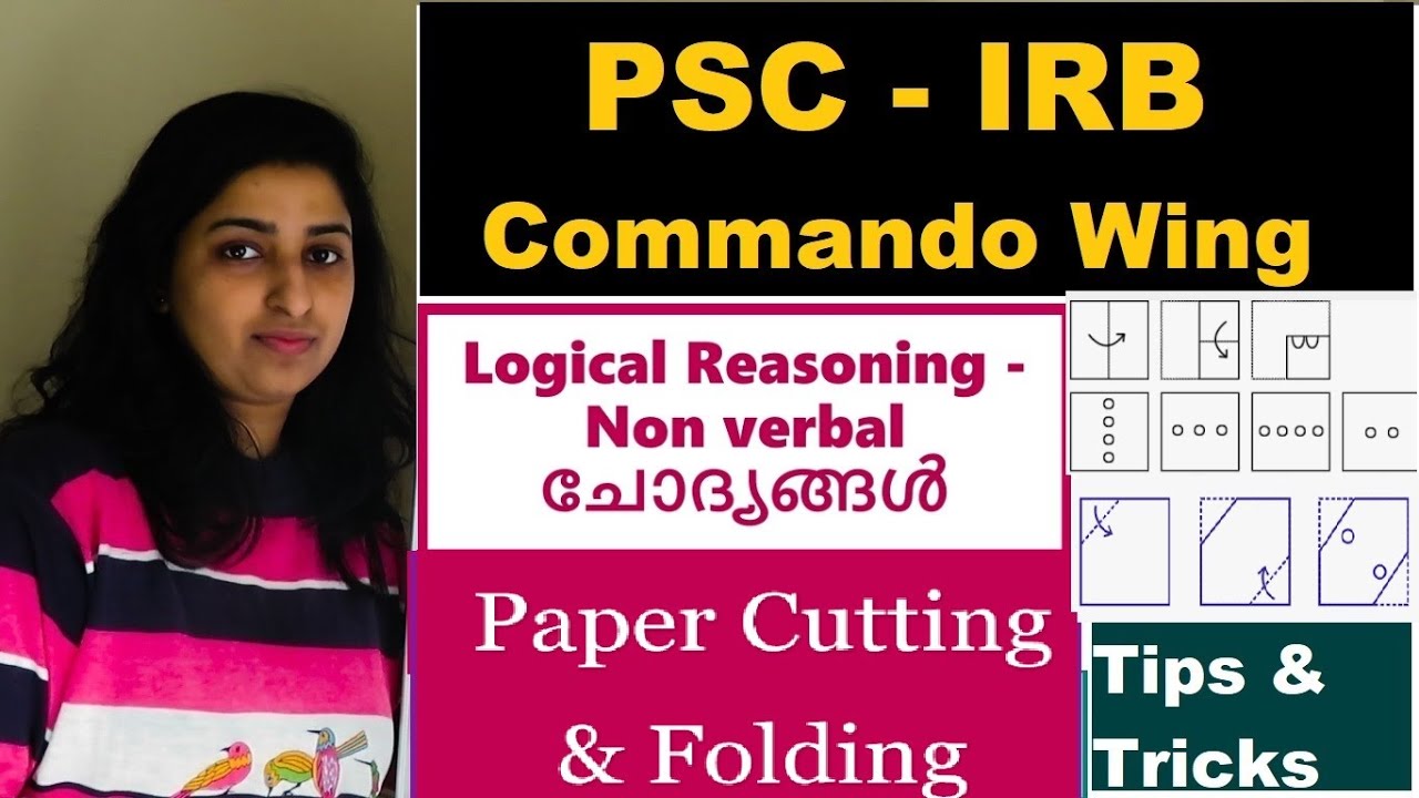 IRB -Commando Wing| Logical Reasoning - Non verbal ചോദ്യങ്ങൾ 🤩|Paper Cutting & Folding