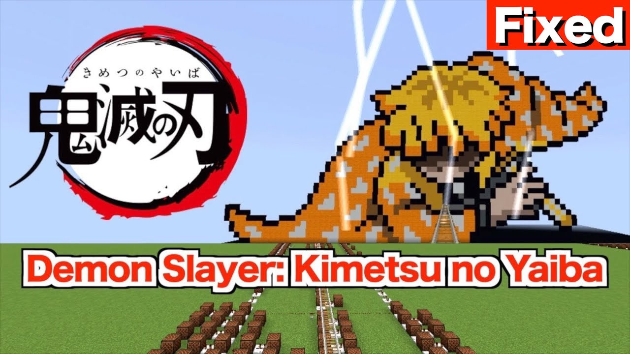 「Gurenge」Lisa - Minecraft Noteblocks（Song & performance）Demon Slayer: Kimetsu no Yaiba