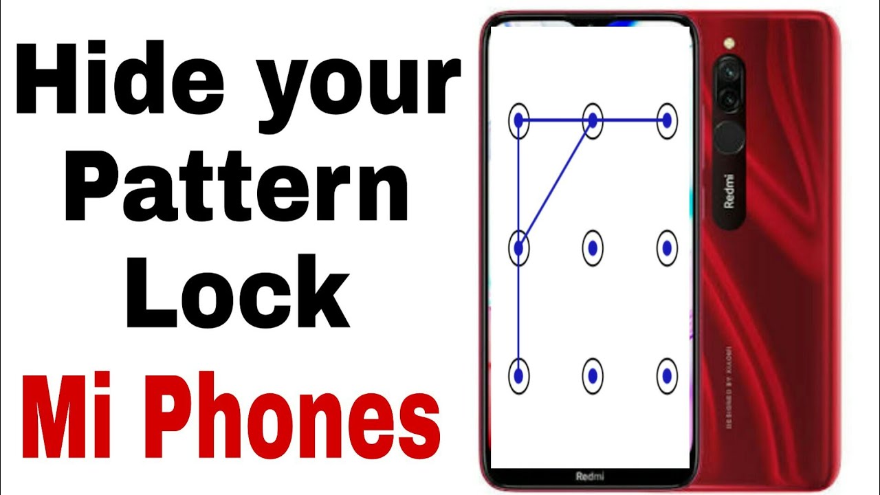 How to Hide Pattern Lock in Mi phone | Redmi | xiaomi | How to Invisible Pattern Lock